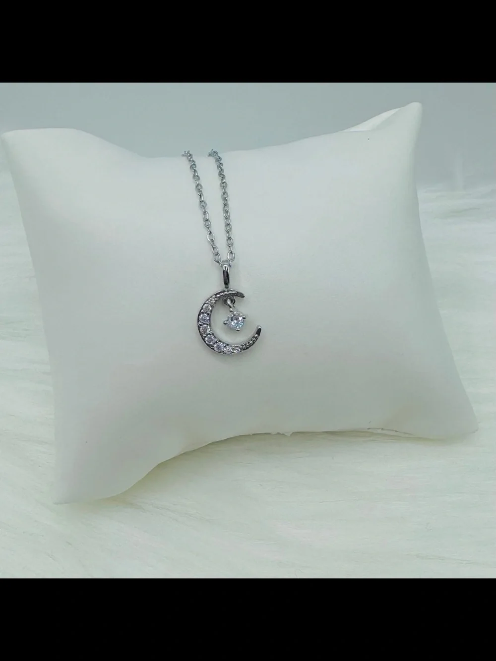 Stellar Silver MoonStar Pendant Necklace